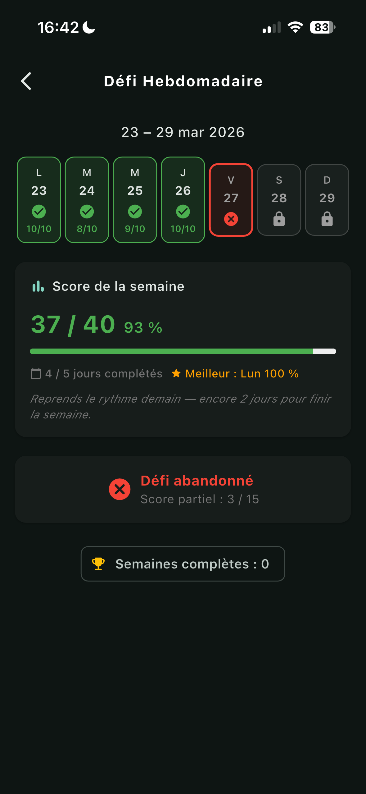 OSI Master — Défi hebdomadaire
